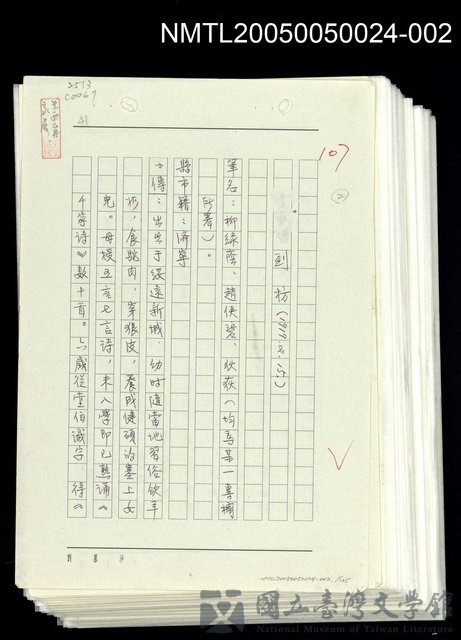 主要名稱：山東人在台灣-文學篇（二）的藏品圖
