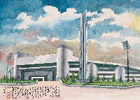 田徑場景觀：青雲直上的圖片