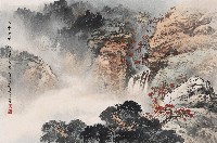 翠壁響瀑的圖片