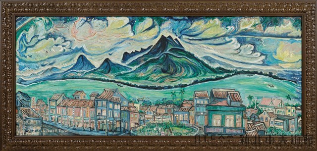 南窗外的淡水風景藏品圖，第1張