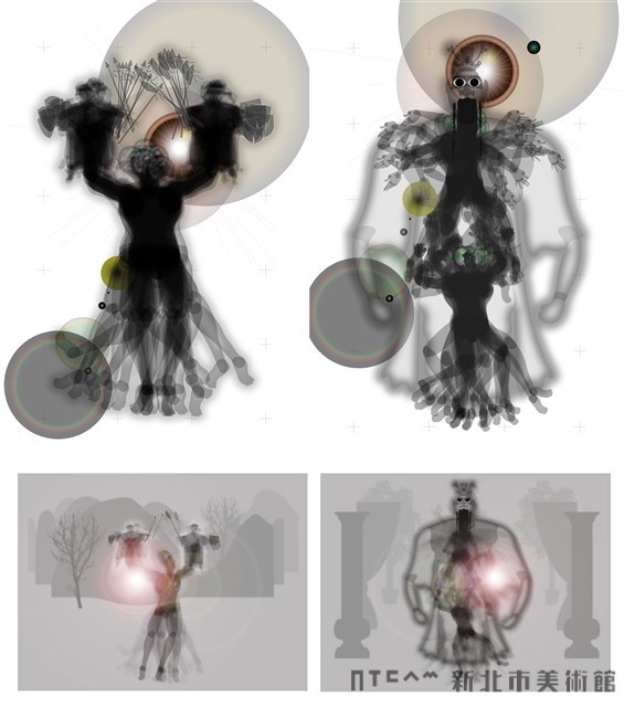 Shadow Plays (40frame / 2420kb) Shows. A Big Puppet (26frame / 2650kb) Goes Around. Collection Image, Figure 2, Total 2 Figures