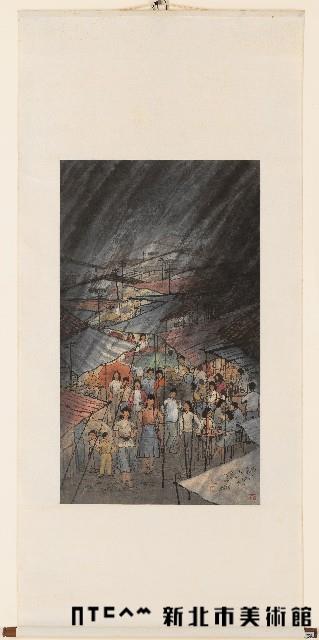 雨中夜市藏品圖，第1張