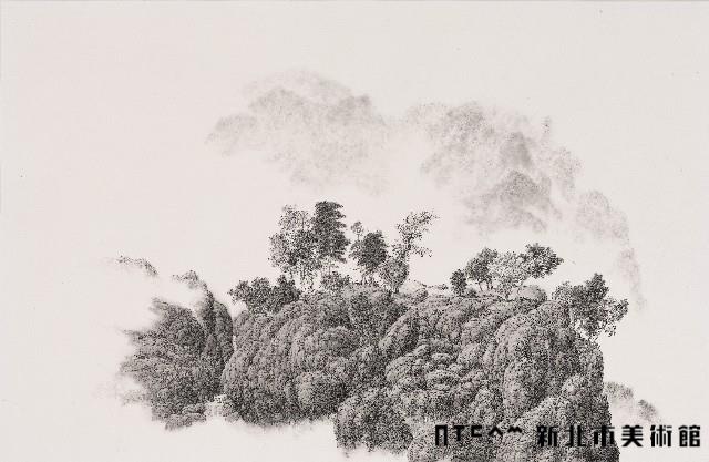 岩上的樹叢藏品圖，第1張