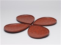 葉紋形漆盤藏品圖，第1張