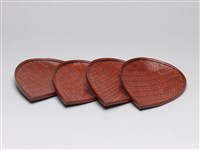 葉紋形漆盤藏品圖，第5張