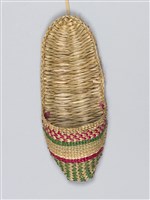 藺草拖鞋-女鞋‧左腳藏品圖，第1張