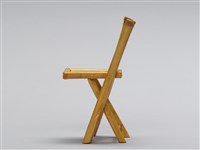 迷你竹家具－餐桌椅-折合椅藏品圖，第2張