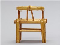 迷你竹家具－八角桌椅-椅藏品圖，第3張