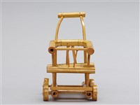 迷你竹家具－兒童車椅(有輪子)藏品圖，第1張