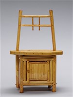 迷你竹家具－擔仔麵組-擔桶藏品圖，第1張