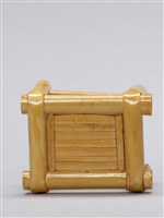 迷你竹家具－擔仔麵組-椅藏品圖，第3張