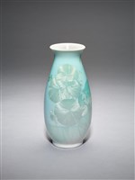 結晶釉魚簍瓶藏品圖，第1張