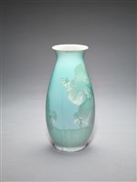 結晶釉魚簍瓶藏品圖，第3張