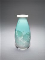 結晶釉魚簍瓶藏品圖，第4張