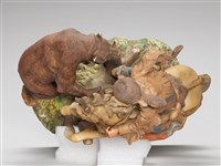 獵人騎馬獵熊藏品圖，第7張