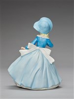 蓬蓬裙戴帽少女/淺藍服藏品圖，第5張