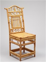 竹製秀才椅的圖片