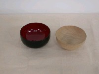 漆碗-成品、木胎原型藏品圖，第1張