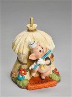 小紅豬吹笛子/三隻小豬（音樂盒）藏品圖，第2張