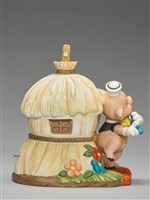小紅豬吹笛子/三隻小豬（音樂盒）藏品圖，第6張
