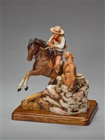 酒瓶系列：牛仔騎馬/山獅藏品圖，第2張