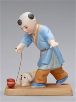 中國嬰戲圖/陀螺藏品圖，第3張