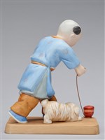 中國嬰戲圖/陀螺藏品圖，第5張
