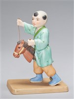 中國嬰戲圖/騎木馬藏品圖，第2張