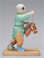 中國嬰戲圖/騎木馬藏品圖，第6張