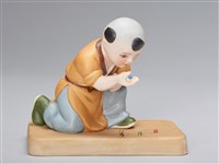 中國嬰戲圖/玩彈珠藏品圖，第2張