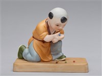 中國嬰戲圖/玩彈珠藏品圖，第3張