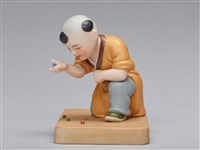 中國嬰戲圖/玩彈珠藏品圖，第4張