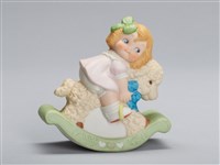 Dolly Dingle女孩騎綿羊玩具藏品圖，第2張