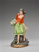 義大利女孩/花籃藏品圖，第3張
