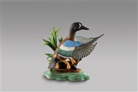 飛鳥系列：野鴨/雙翅前展藏品圖，第1張