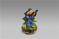 蝴蝶/藍堇花藏品圖，第1張