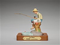 釣魚少年(可口可樂百年廣告紀念品)藏品圖，第3張