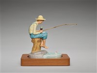 釣魚少年(可口可樂百年廣告紀念品)藏品圖，第5張