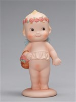 戴花圈的丘比娃娃藏品圖，第3張