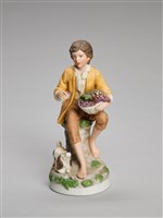 鄉村男孩與寵物狗藏品圖，第2張