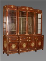 鑲龍吐珠鏍鈿古董家具-酒櫃藏品圖，第6張