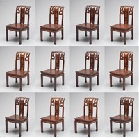 鑲龍吐珠鏍鈿古董家具-椅子（無扶手）藏品圖，第1張