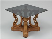 精雕日本實木茶几托藏品圖，第2張