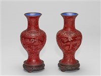 雕人物山水漆瓶藏品圖，第1張