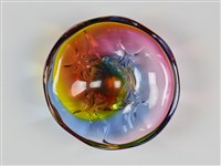 七彩琉璃圓盤藏品圖，第5張