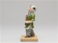 嬰戲陶偶(六之一)耍關刀藏品圖，第2張