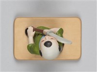 嬰戲陶偶(六之一)耍關刀藏品圖，第7張