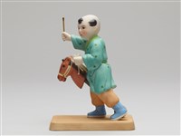 嬰戲陶偶(六之三)騎木馬藏品圖，第1張