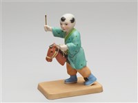 嬰戲陶偶(六之三)騎木馬藏品圖，第6張