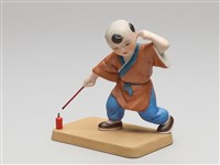 嬰戲陶偶(六之五)玩炮竹藏品圖，第5張